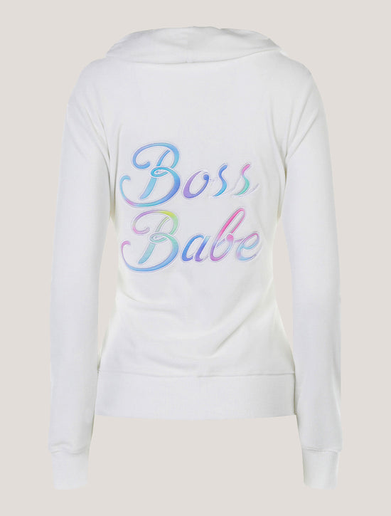 Hologram Boss Babe Hoodie by Paris Hilton Tracksuits