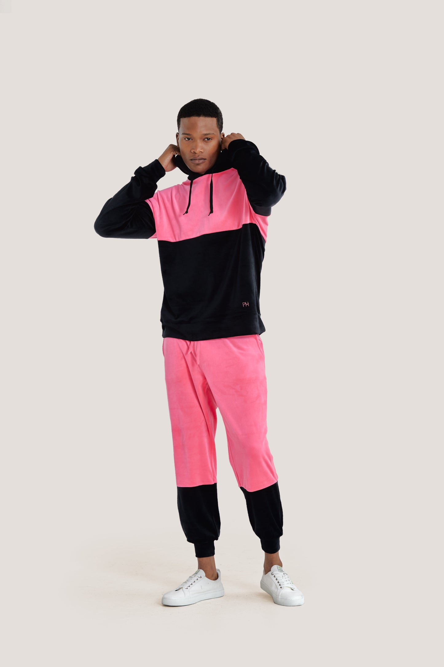 Load image into Gallery viewer, Stunner Color Block Hoodie by Paris Hilton Tracksuits
